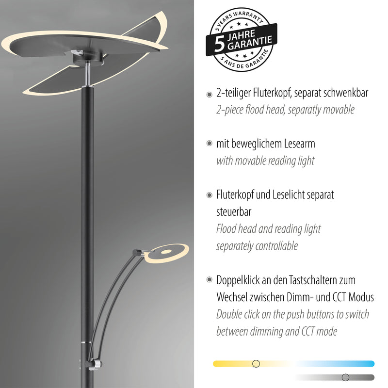Lampadar Paul Neuhaus ARTUR LED Antracit