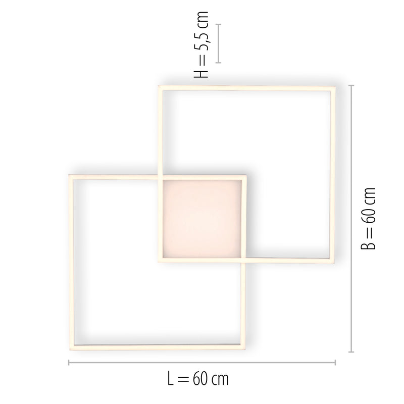 Plafoniera Paul Neuhaus ASMIN 3xLED Otel