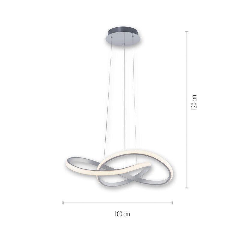 Lustra Paul Neuhaus MARIA LED Aluminiu