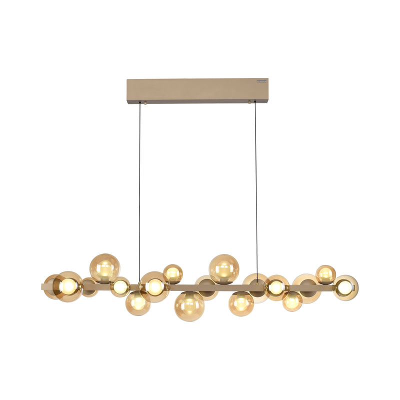 Lustra Paul Neuhaus PURE E-POPUP 18xLED Auriu