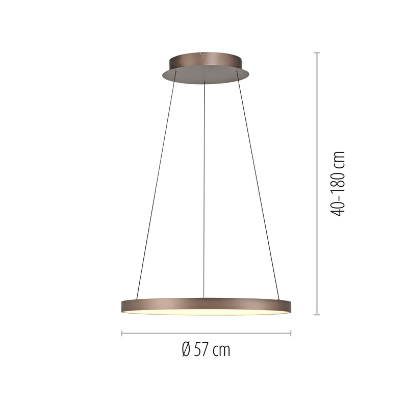 Lustra Paul Neuhaus HOOP LED Cafeniu
