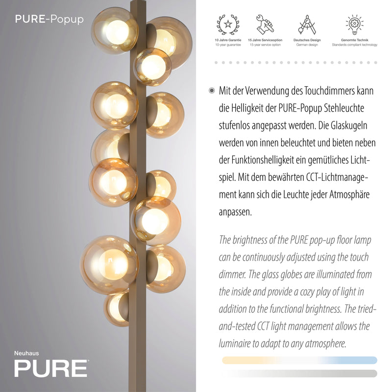 Lampadar Paul Neuhaus POPUP 12xLED Maro