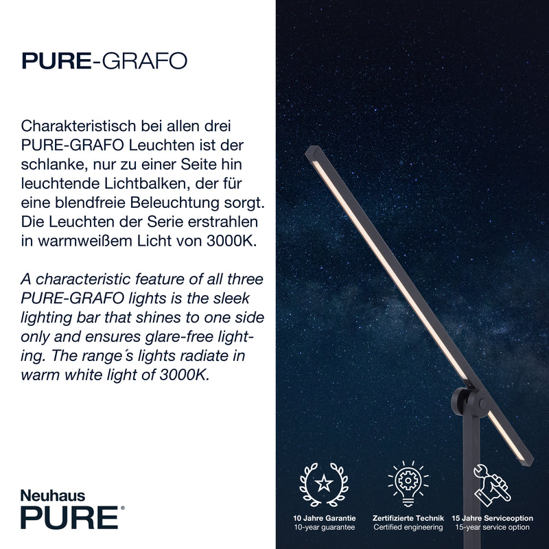Aplica Paul Neuhaus PURE-GRAFO LED Negru
