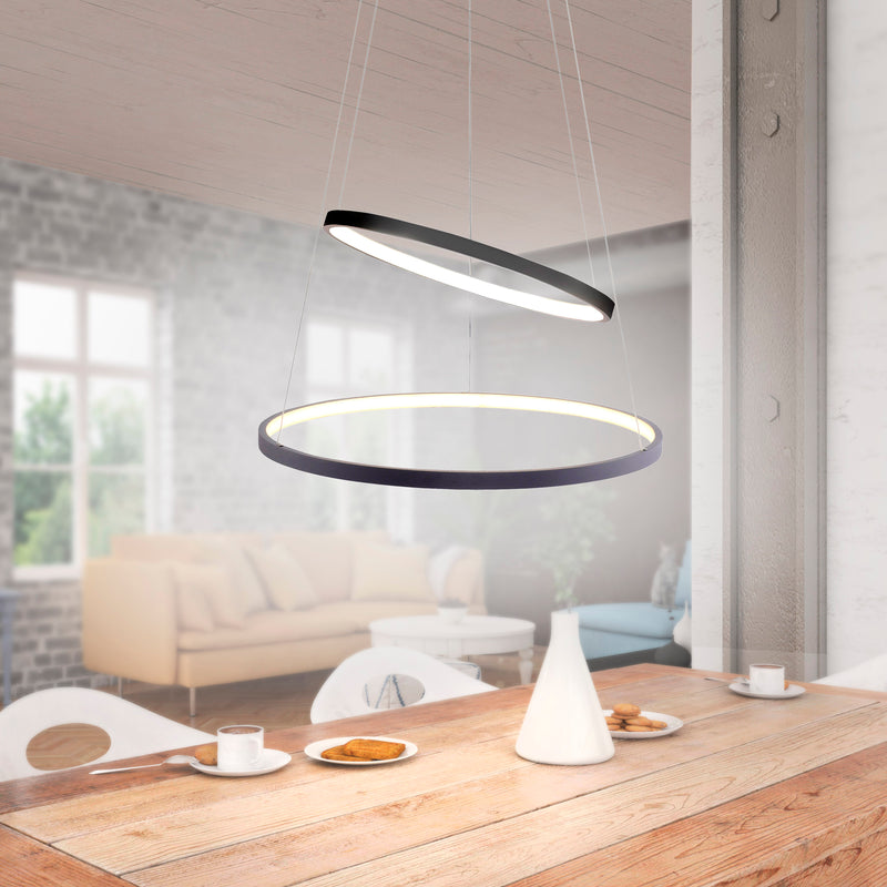 Lustra Paul Neuhaus CIRCLE 2xLED Antracit