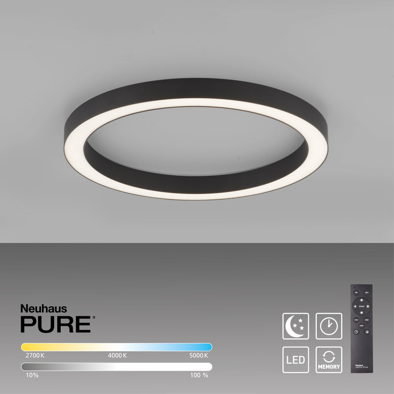 Plafoniera Paul Neuhaus PURE-LINES LED Antracit