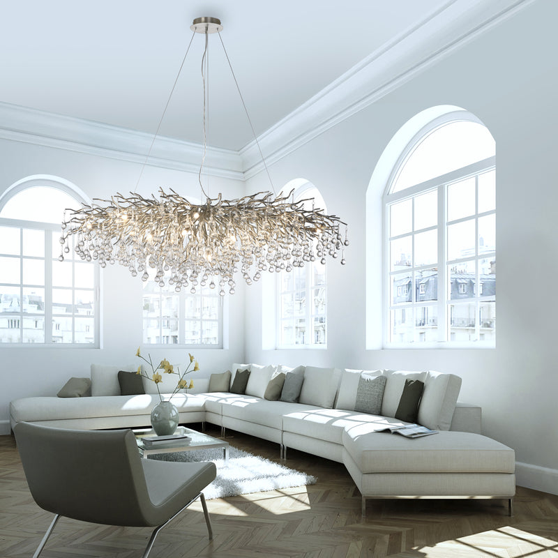 Lustra Paul Neuhaus ICICLE 15xG9 Otel
