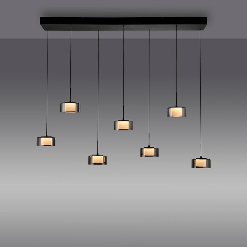Lustra Paul Neuhaus RIKA 7xLED Negru