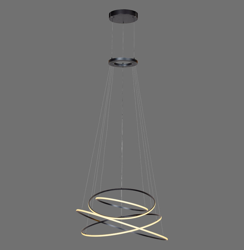 Lustra Paul Neuhaus PURE E-FLYING RINGS LED Gri