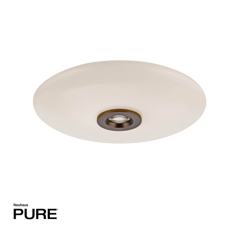 Plafoniera Paul Neuhaus PURE VITRUM 2xLED Maro Metalic