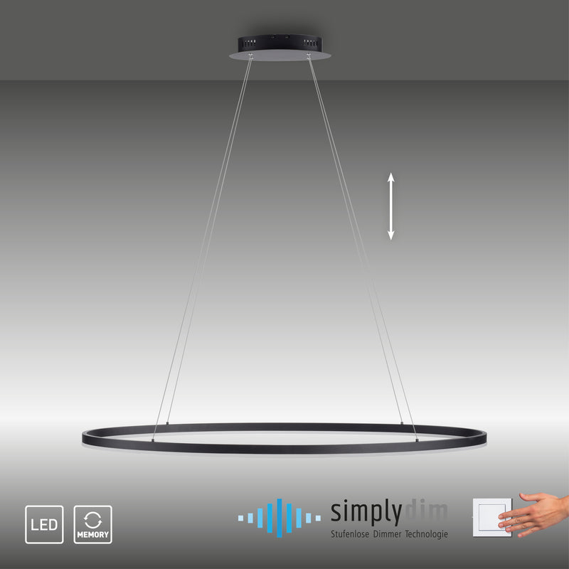 Lustra Paul Neuhaus TITUS LED Antracit