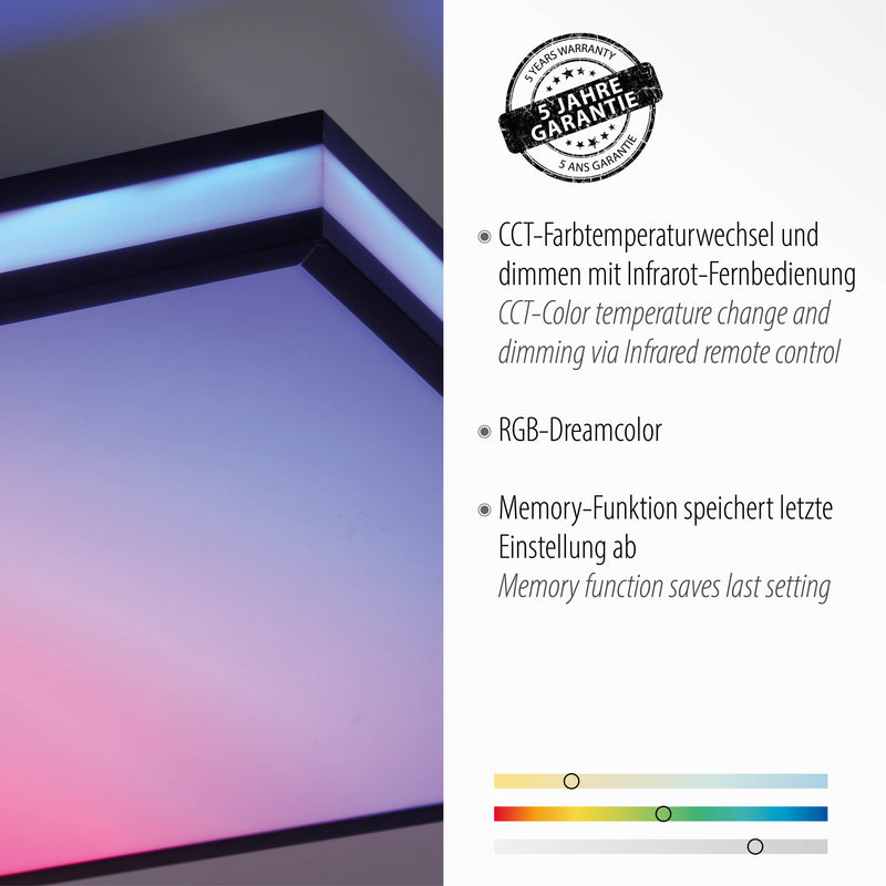 Plafoniera Paul Neuhaus MARIO BLACK LED Negru