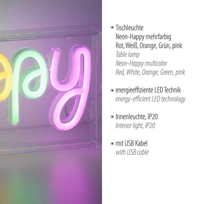 Aplica Zuma Line NEON-HAPPY LED Multicolor