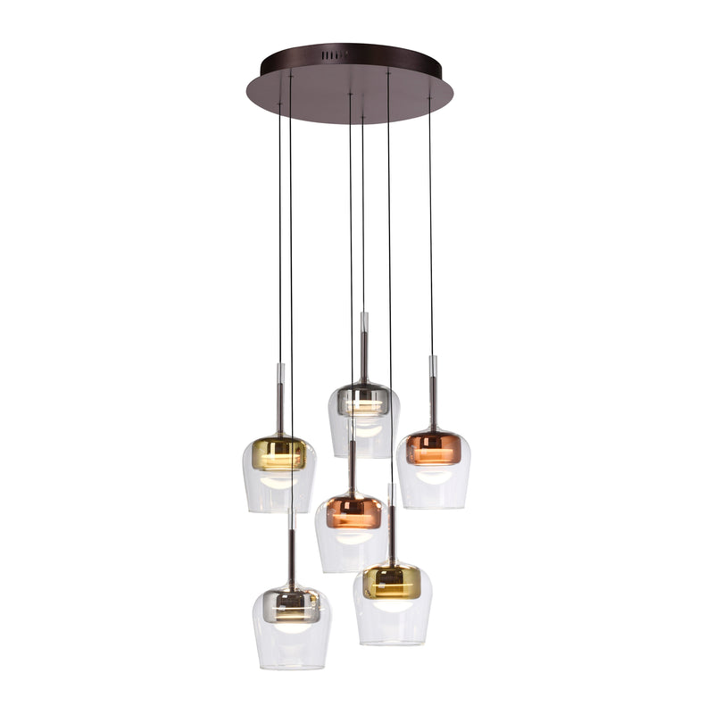 Lustra Paul Neuhaus Q-KON 6xLED Multicolor
