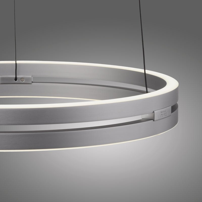 Lustra Paul Neuhaus PURE E-LOOP 2xLED Aluminiu