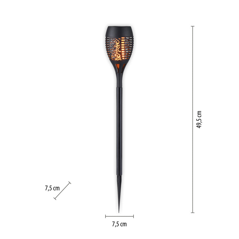 Lampa Exterior Paul Neuhaus FACKEL-SOL LED Negru