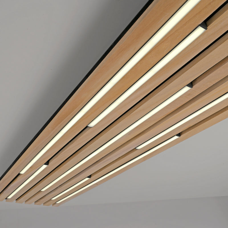 Plafoniera Paul Neuhaus Q-AKUSTIK LED Lemn