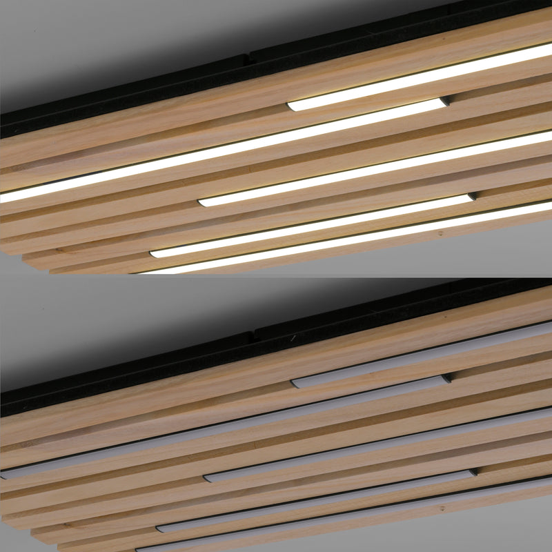 Plafoniera Paul Neuhaus Q-AKUSTIK LED Lemn