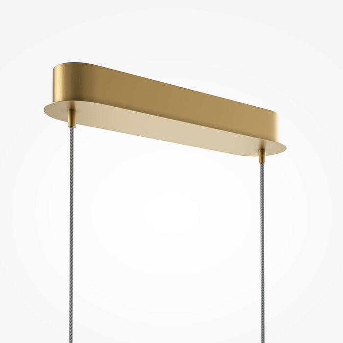 Pendul LED Curve, 15W, 980mm, Alamă – Maytoni Modern