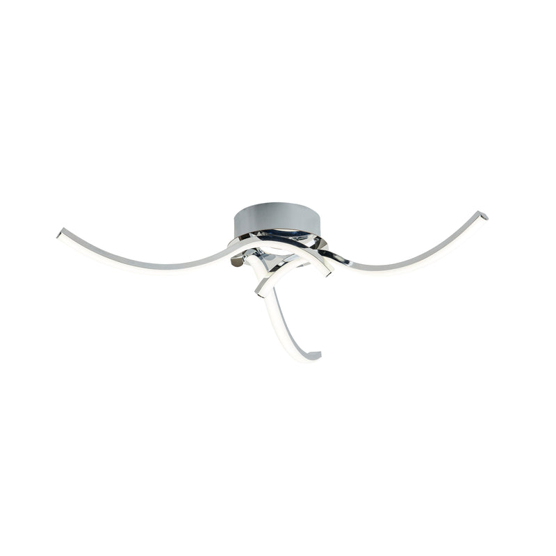 Plafoniera LED Focus 20023-3CCH LED 20W 1300LM 3000K-4000K-6000K L60 H12 corp aluminiu cromat