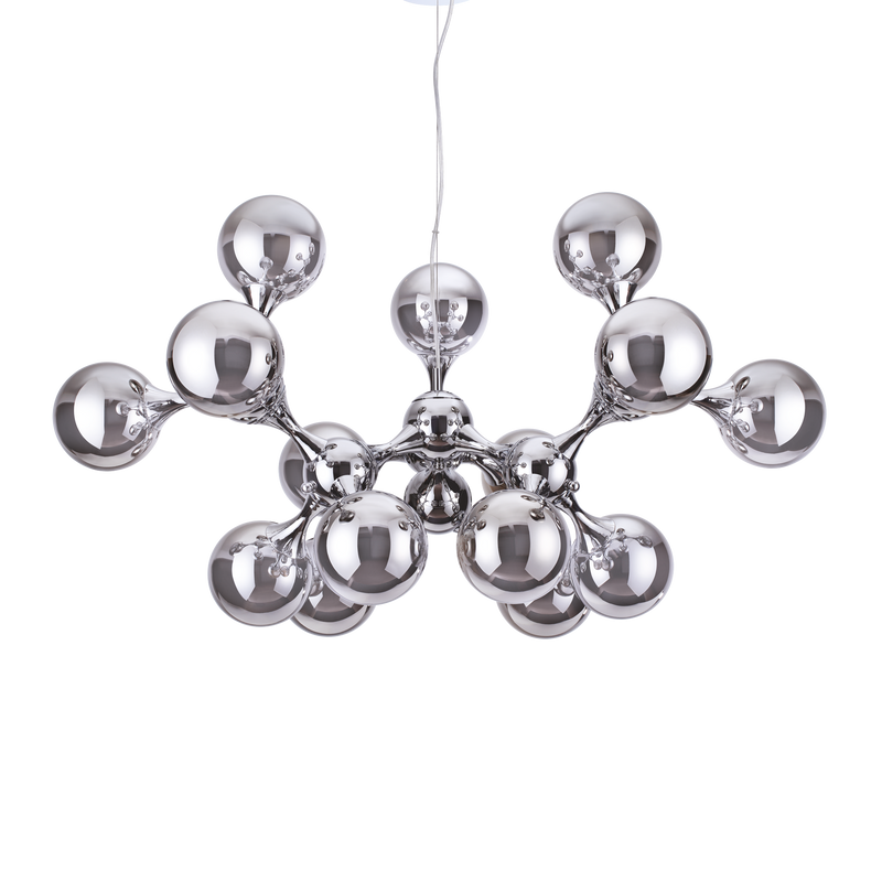 Lustra NODI Ideal Lux, E14 max 15 x 28W, Crom