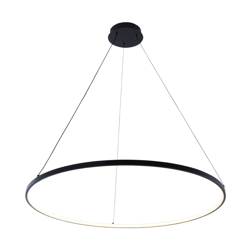 Lustra LED Breno 2023201-BK80 LED 36W, 1700LM 3000K-4000K-6000K negru, corp din aluminiu