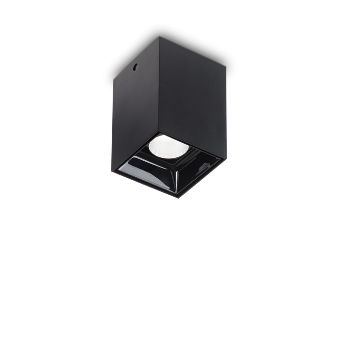 Plafoniera/Aplica NITRO Ideal Lux, LED 10W, Square, Negru