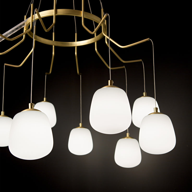 Lustra KAROUSEL Ideal Lux, G9 max 10 x 15W, Alama