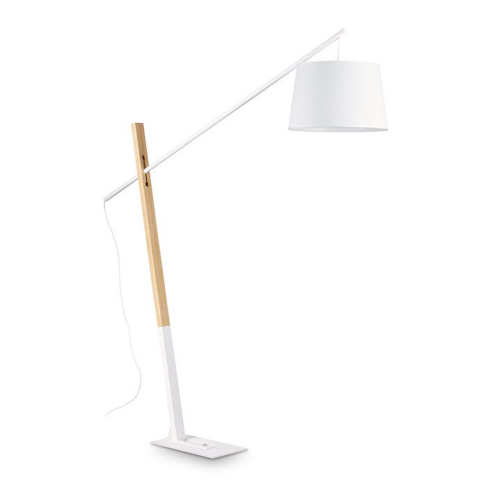 Lampadar EMINENT Ideal Lux, E27 max 1 x 60W, Alb