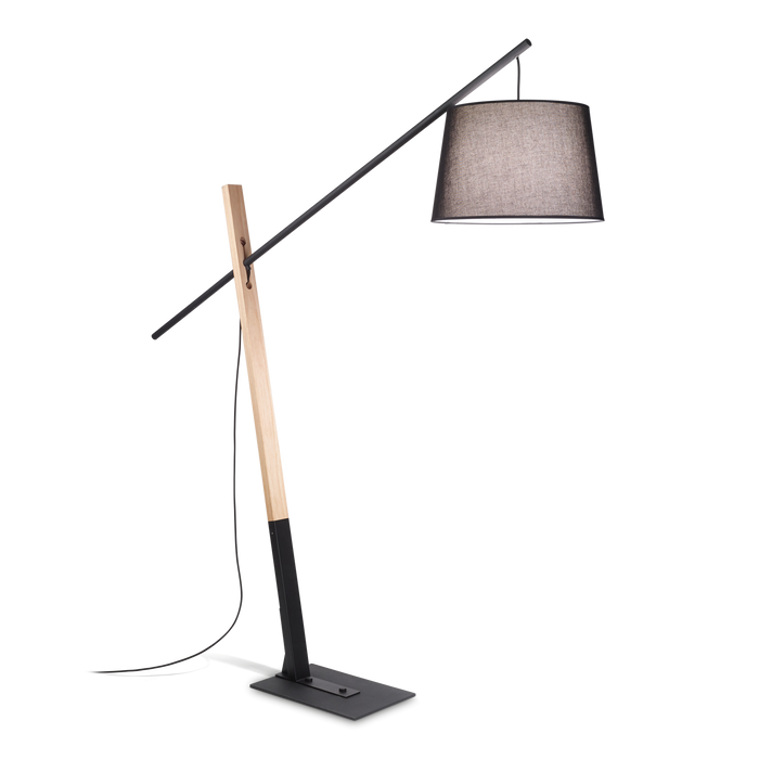 Lampadar EMINENT Ideal Lux, E27 max 1 x 60W, Negru