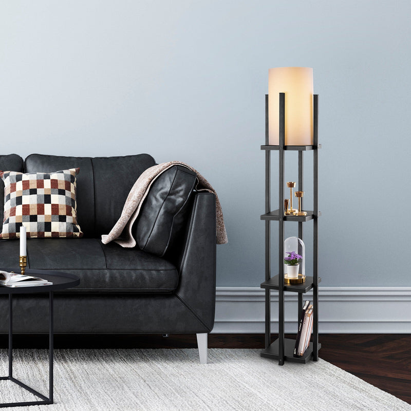 Lampadar Asi Home 7111, Negru, 1xE27