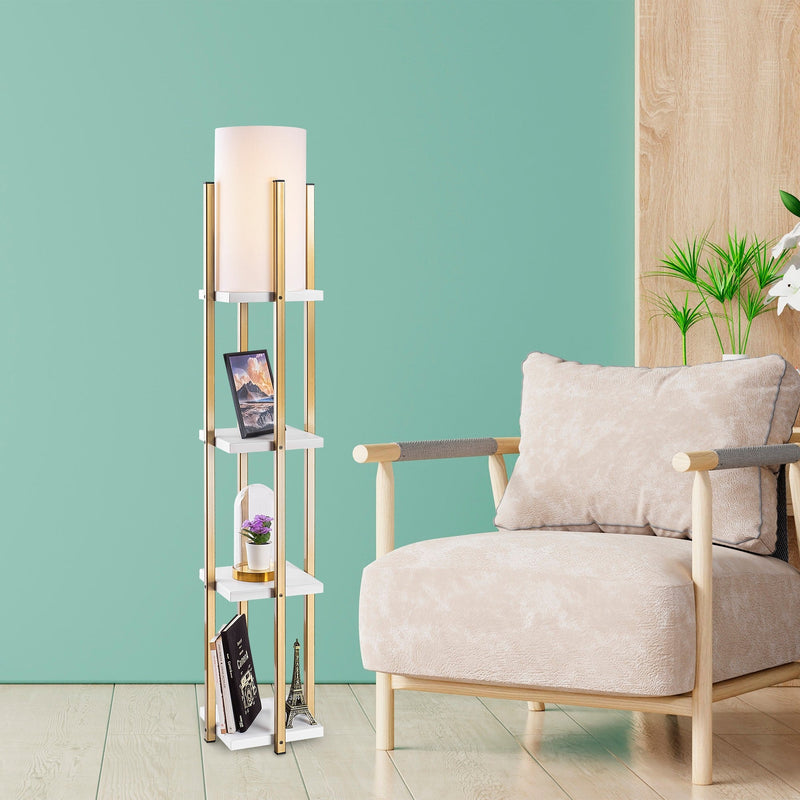 Lampadar Asi Home 7119 - White,, Alb, 1xE27