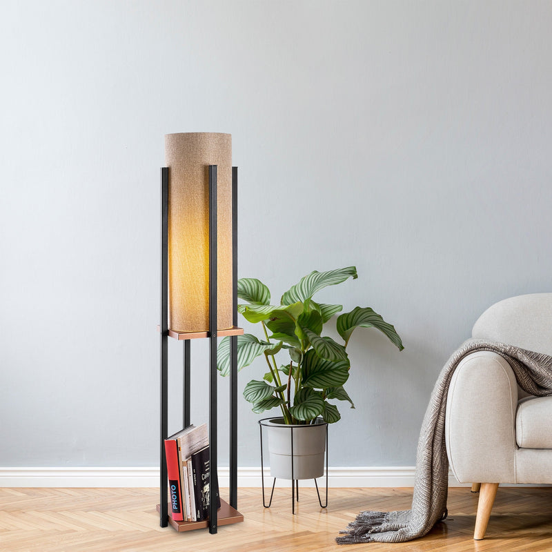 Lampadar Asi Home 7128 - Black,, Negru, 1xE27