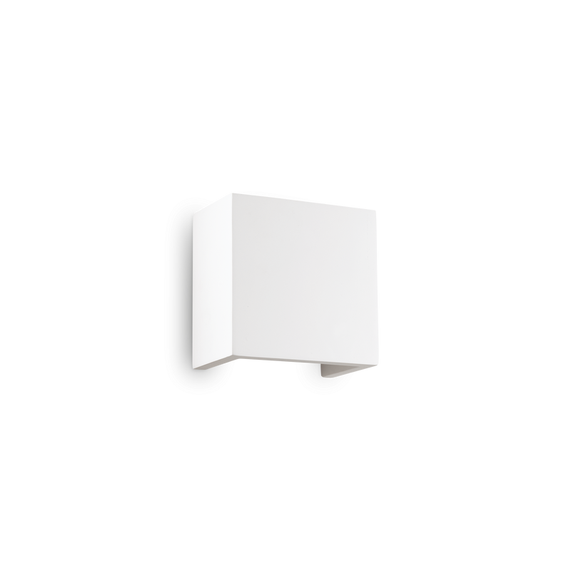 Aplica FLASH GESSO Ideal Lux, G9 max 1 x 40W, Alb, Small
