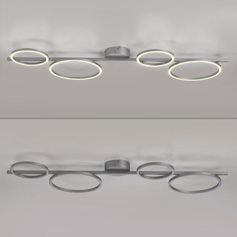 Plafoniera Paul Neuhaus MINI RITUS 4xLED Argintiu