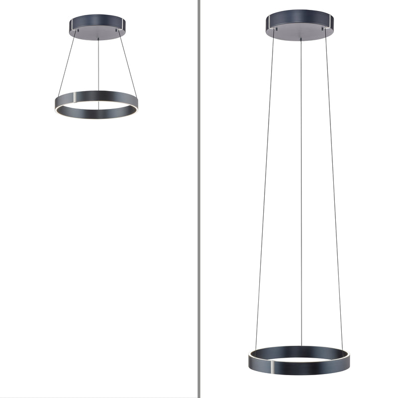 Lustra Paul Neuhaus PURE E-CLIPSE 2xLED Gri