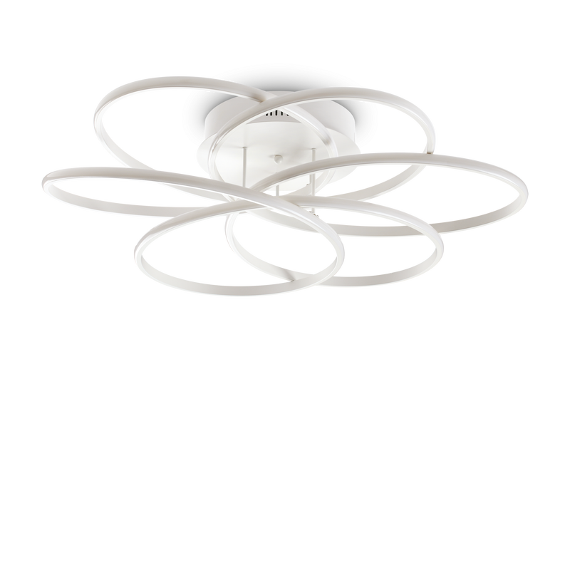 Plafoniera/Aplica KAROL Ideal Lux, LED 99W, D 75 CM, Alb
