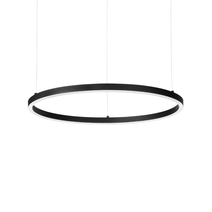 Lustra ORACLE SLIM Ideal Lux, 55W, D90, Round, 3000K, Negru