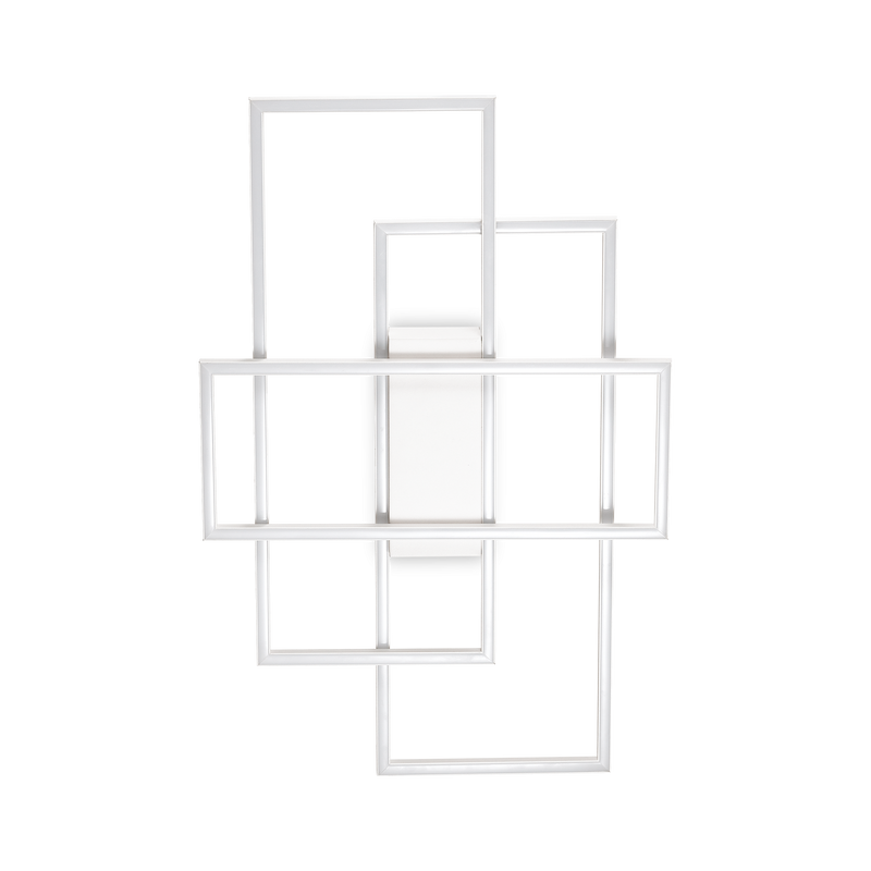 Plafoniera/Aplica FRAME Ideal Lux, LED 31W, Alb, Rettangolo, 3000 K, 4250 lm