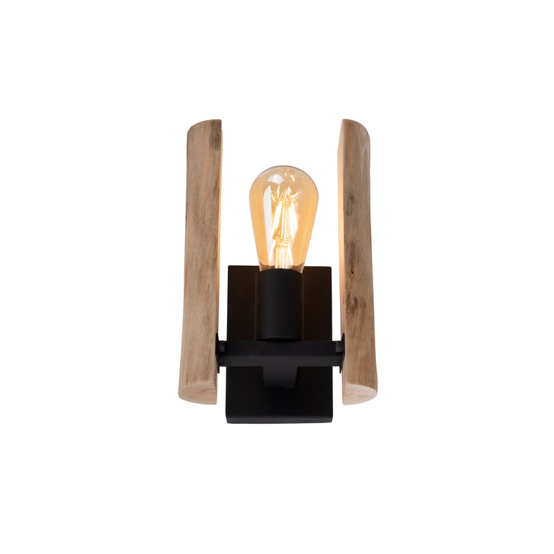 Aplica Paul Neuhaus LOG 1xE27 Negru