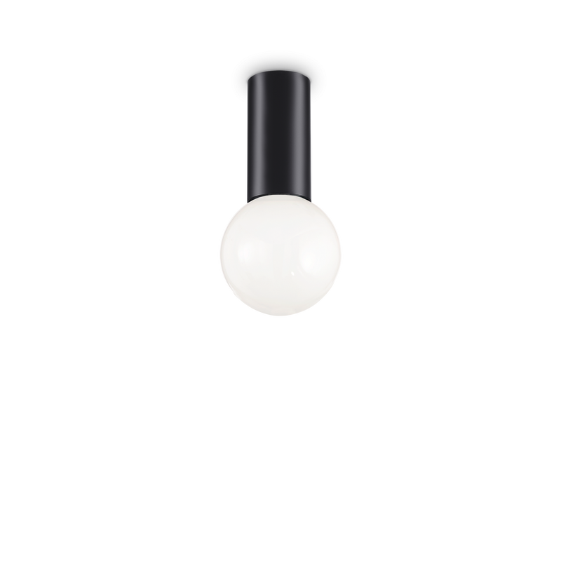 Plafoniera PETIT Ideal Lux, E27 max 1 x 42W, Negru
