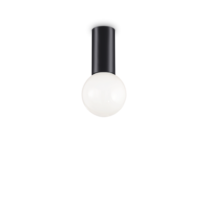 Plafoniera PETIT Ideal Lux, E27 max 1 x 42W, Negru