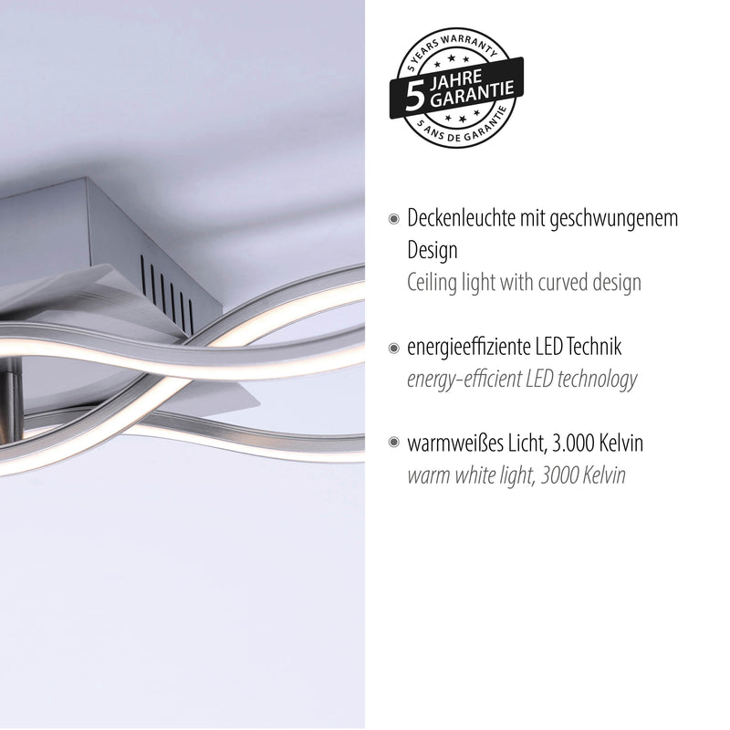 Plafoniera Paul Neuhaus WAVE 3xLED Otel