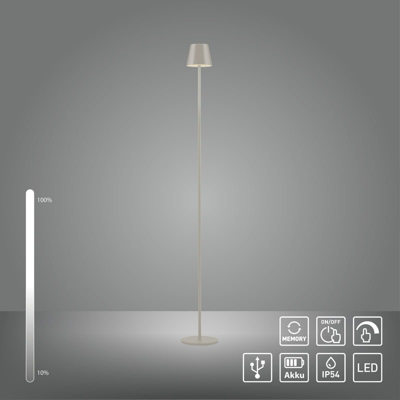 Lampa Exterior Paul Neuhaus EURIA LED Gri