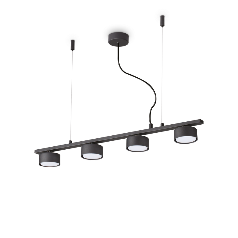 Lustra MINOR Ideal Lux, GX53 max 4 x 9W, Negru
