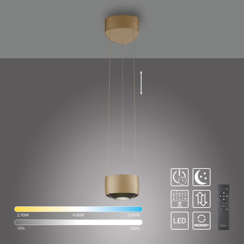 Lustra Zuma Line Q-STRETTO 2xLED Bronz