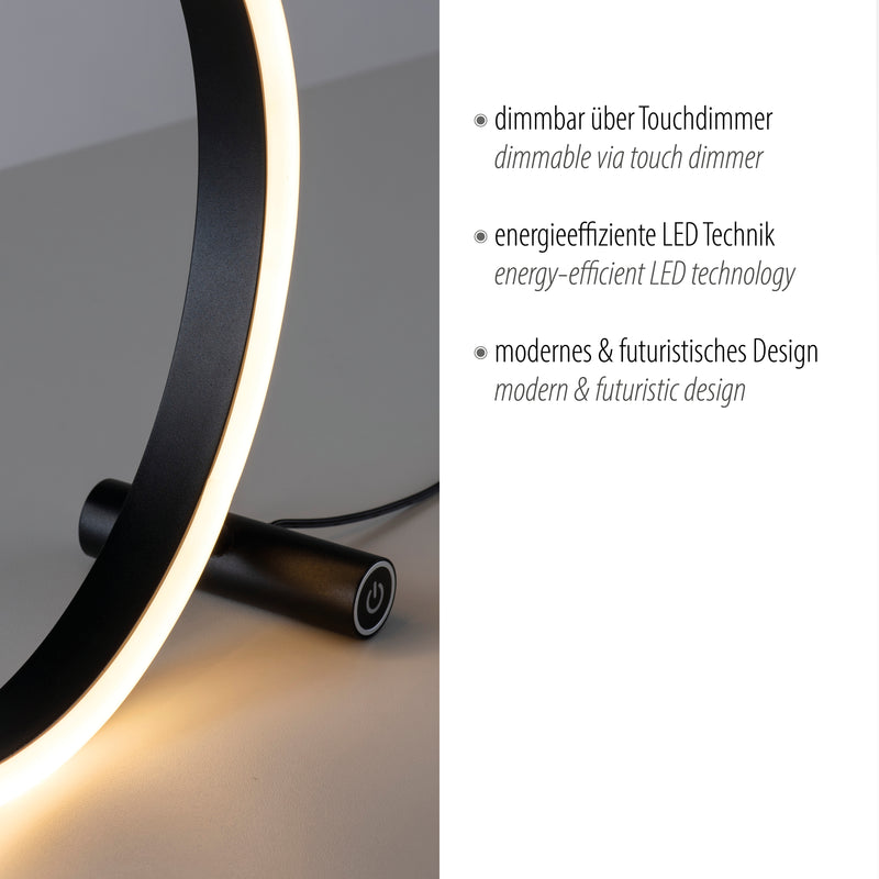 Veioza Zuma Line RITUS LED Antracit