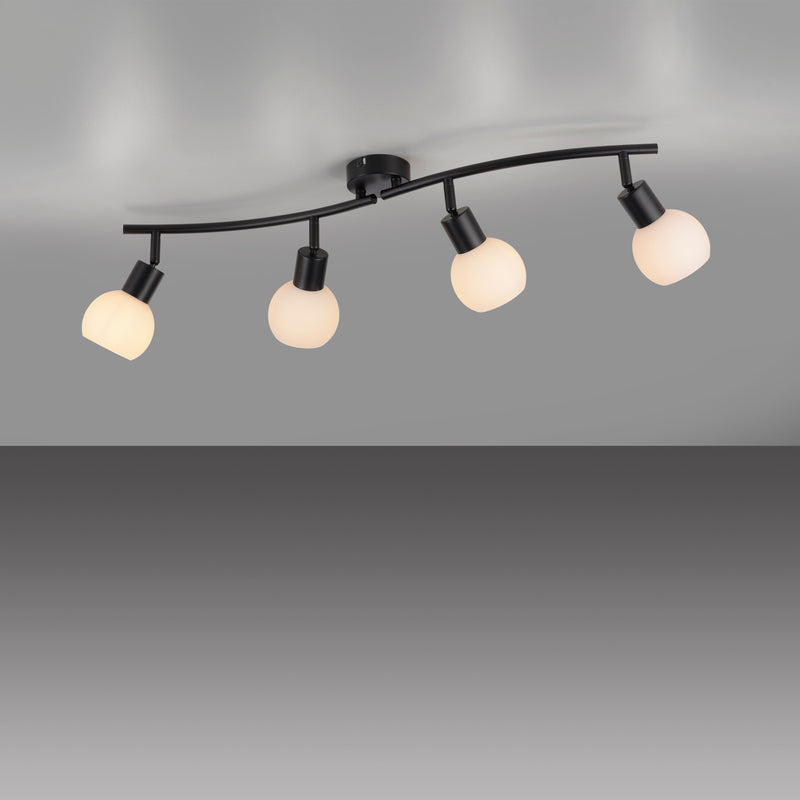 Plafoniera Paul Neuhaus LOKI 4xE14 Negru