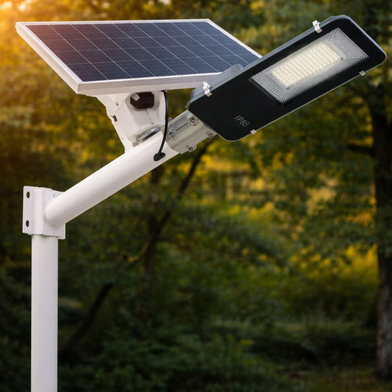 Corp stradal solar cu panou detașabil 23W, 200W, 6500K, IP65
