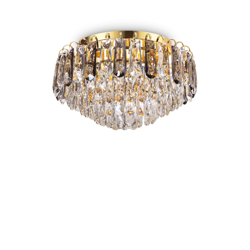Plafoniera/Aplica MAGNOLIA Ideal Lux, G9 max 7 x 15W, Auriu