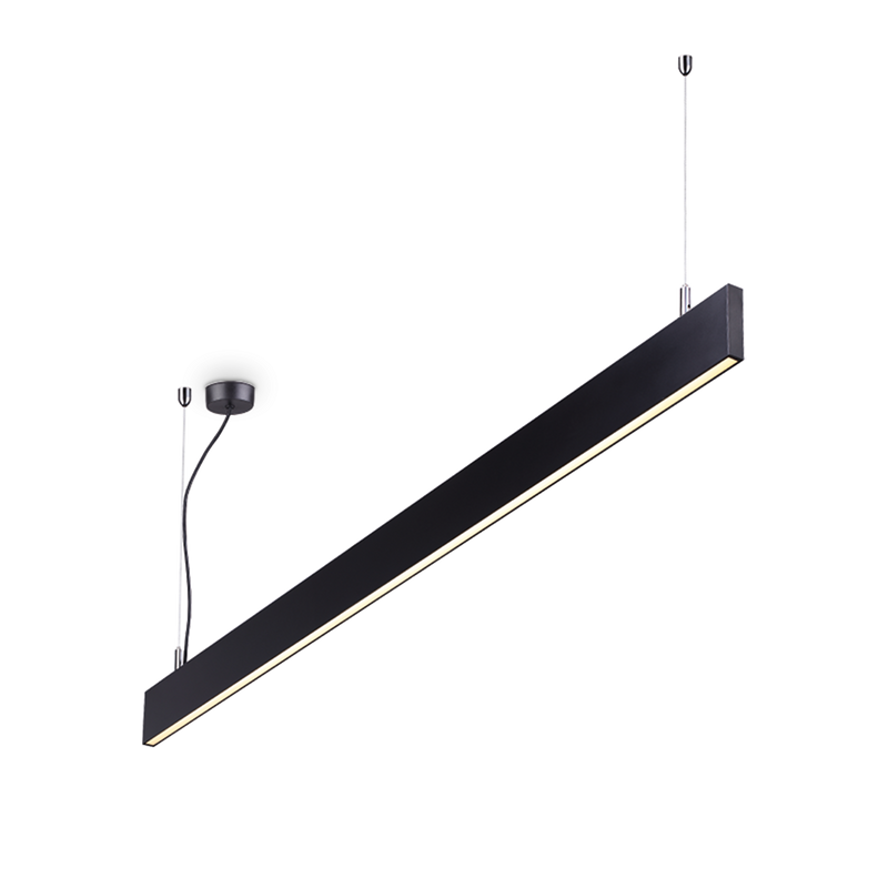 Profil LED Ideal Lux Steel, Negru, LED, Ø120 cm, 32W